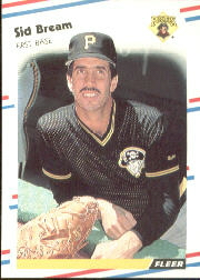 1988 Fleer Baseball Cards      324     Sid Bream